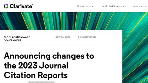 The Journal Impact Factor Jif Will Reach Wos Arts And Humanities Journals In 23 Cid Csic Library